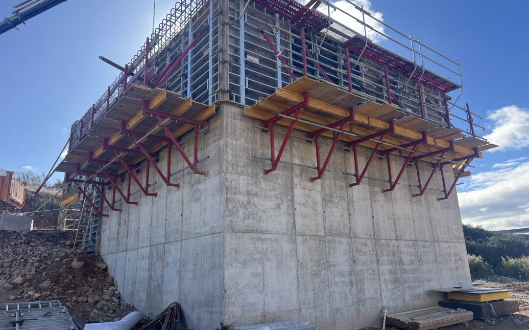 Abutment 1 Gallinero Viaduct Route 3, Belchite.