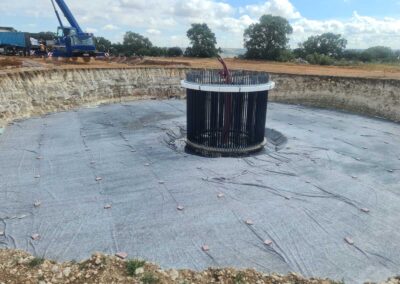 Jaula pernos PE Becerril, Palencia